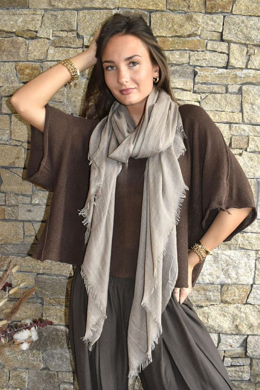 Conrad Box Cotton Knit Chocolate